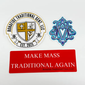 Catholic 3 Pack Sticker Bundle