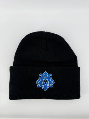 Auspice Maria Marian Embroidered Knit Beanie
