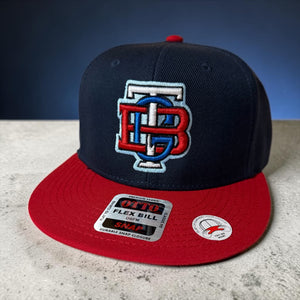 B.T.G. Logo 3D Puff OTTO Flex Bill Snapback Hat