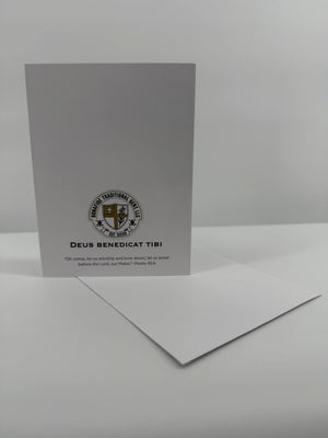 Monstrance Hand Embellished Catholic Greeting Card Gold Accents, Signed Art Card