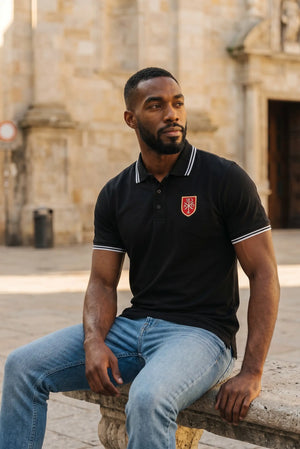 Chi Rho Symbol Christian Embroidered Polo