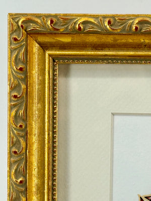 Sacred Heart of Jesus Professionally Framed Artist Signed Original Print