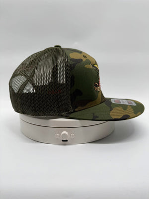 Deus Vult Roman Eagle Camouflage OTTO Flex Bill Snapback Hat