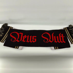 Deus Vult Knights Templar Crusader Jerusalem Cross Catholic Scarf