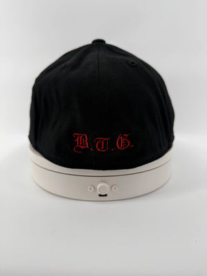 Deus Vult Roman Eagle Black Hat Yupoong 210 Flexfit Hat