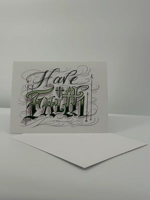 Have Faith Boxed Set of 12 Blank Christian Cards in Liturgical Colors