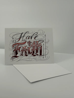 Have Faith Boxed Set of 12 Blank Christian Cards in Liturgical Colors