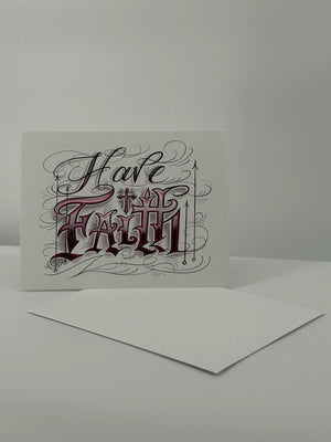 Have Faith Boxed Set of 12 Blank Christian Cards in Liturgical Colors