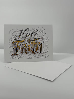 Have Faith Boxed Set of 12 Blank Christian Cards in Liturgical Colors