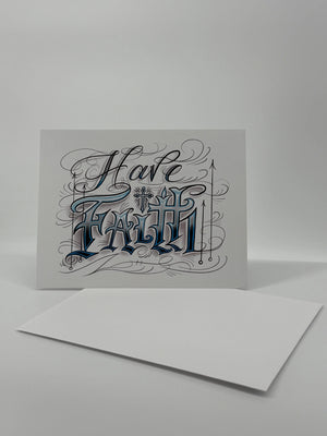 Have Faith Boxed Set of 12 Blank Christian Cards in Liturgical Colors