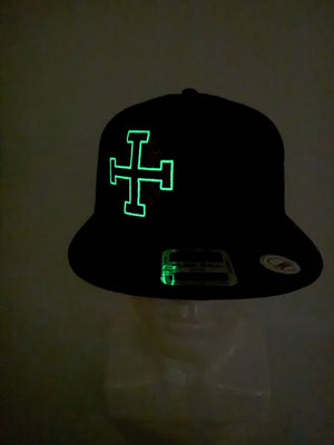 Jerusalem Cross Glow in the Dark Embroidered Trucker Hat – Crusader's Cross Snapback