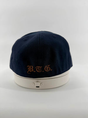 IHS Hat Navy Blue Embroidered 3D Puff