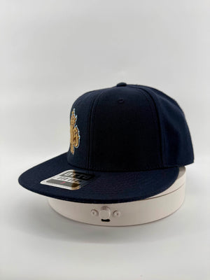 IHS Hat Navy Blue Embroidered 3D Puff