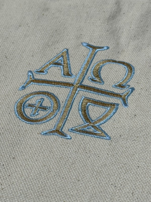 Catholic Canvas Messenger Bag | Faith-Inspired Crossbody Bag
