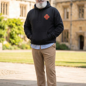 Jerusalem Cross Embroidered Hoodie