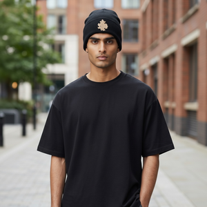 IHS Christogram Embroidered Knit Beanie