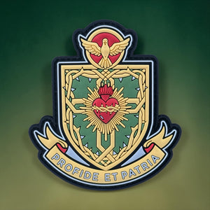 Pro Fide Et Patria For Faith and Country PVC Morale Patch