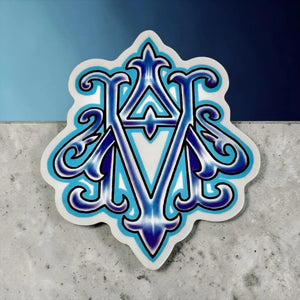 Auspice Maria Catholic Marian Devotion Vinyl Die Cut Waterproof Sticker