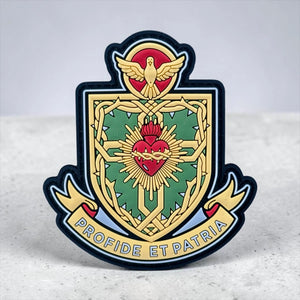 Pro Fide Et Patria For Faith and Country PVC Morale Patch