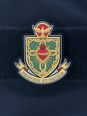 Pro Fide Et Patria For Faith and Country PVC Morale Patch