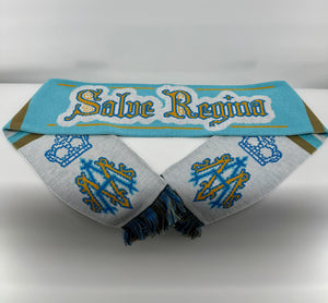 Salve Regina Hail Holy Queen Marian Devotion Catholic Scarf
