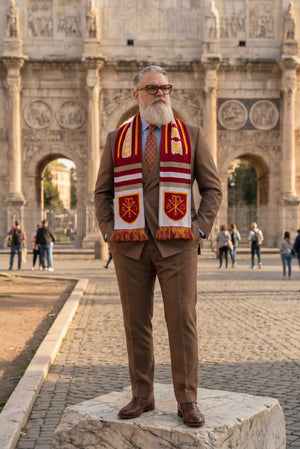 St. Constantine In Hoc Signo Vinces Catholic Scarf