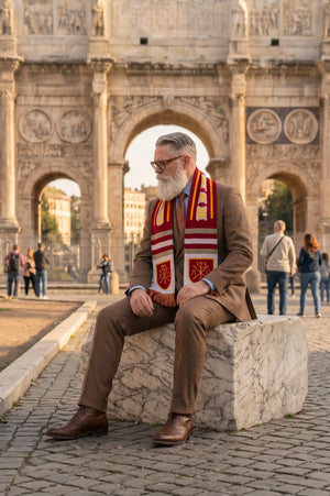St. Constantine In Hoc Signo Vinces Catholic Scarf