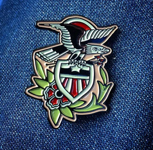 American Eagle Shield Pin