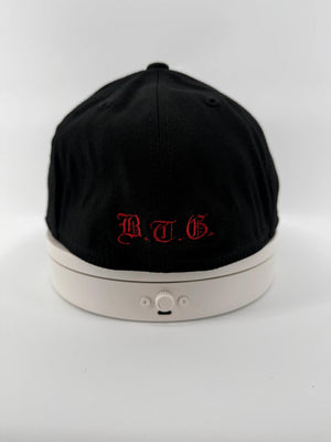 Deus Vult Roman Eagle Black Hat Yupoong 210 Flexfit Hat