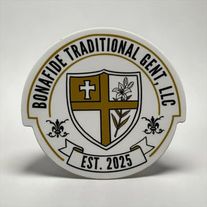 Bonafide Traditional Gent, LLC Logo Sticker