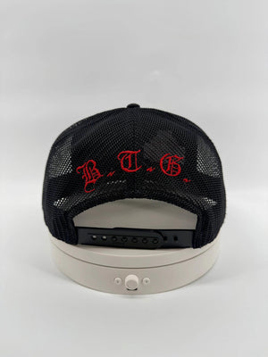 Jerusalem Cross Glow in the Dark Embroidered Trucker Hat – Crusader's Cross Snapback