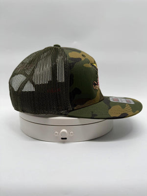 Deus Vult Roman Eagle Camouflage OTTO Flex Bill Snapback Hat