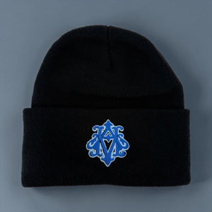 Auspice Maria Marian Embroidered Knit Beanie