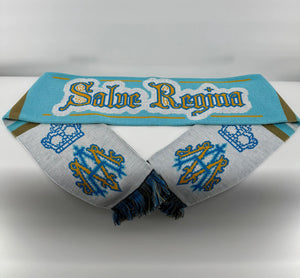 Salve Regina Hail Holy Queen Marian Devotion Catholic Scarf