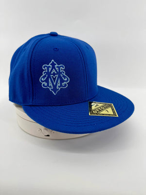 Auspice Maria Catholic Marian Devotion Fitted Cap