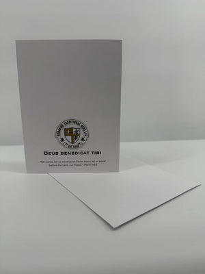 Monstrance Hand Embellished Catholic Greeting Card Gold Accents, Signed Art Card