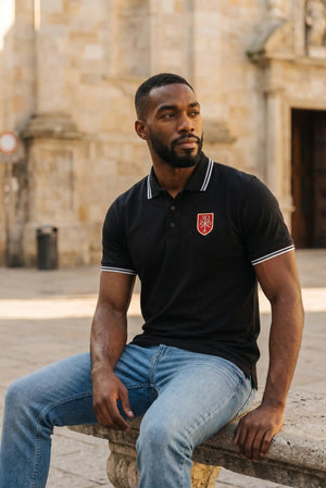Chi Rho Symbol Christian Embroidered Polo