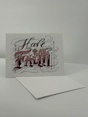 Have Faith Boxed Set of 12 Blank Christian Cards in Liturgical Colors