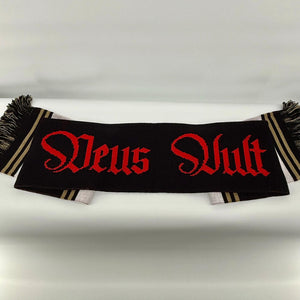 Deus Vult Knights Templar Crusader Jerusalem Cross Catholic Scarf