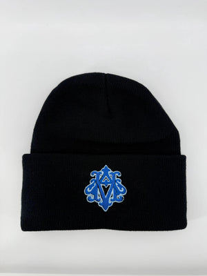 Auspice Maria Marian Embroidered Knit Beanie