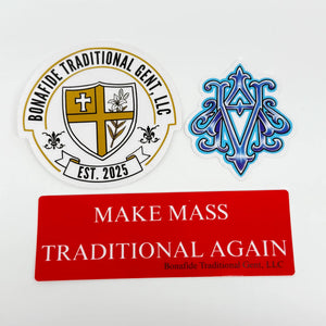 Catholic 3 Pack Sticker Bundle
