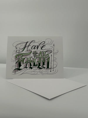 Have Faith Boxed Set of 12 Blank Christian Cards in Liturgical Colors
