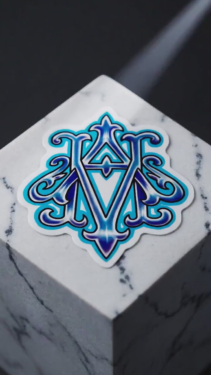 Auspice Maria Catholic Marian Devotion Vinyl Die Cut Waterproof Sticker