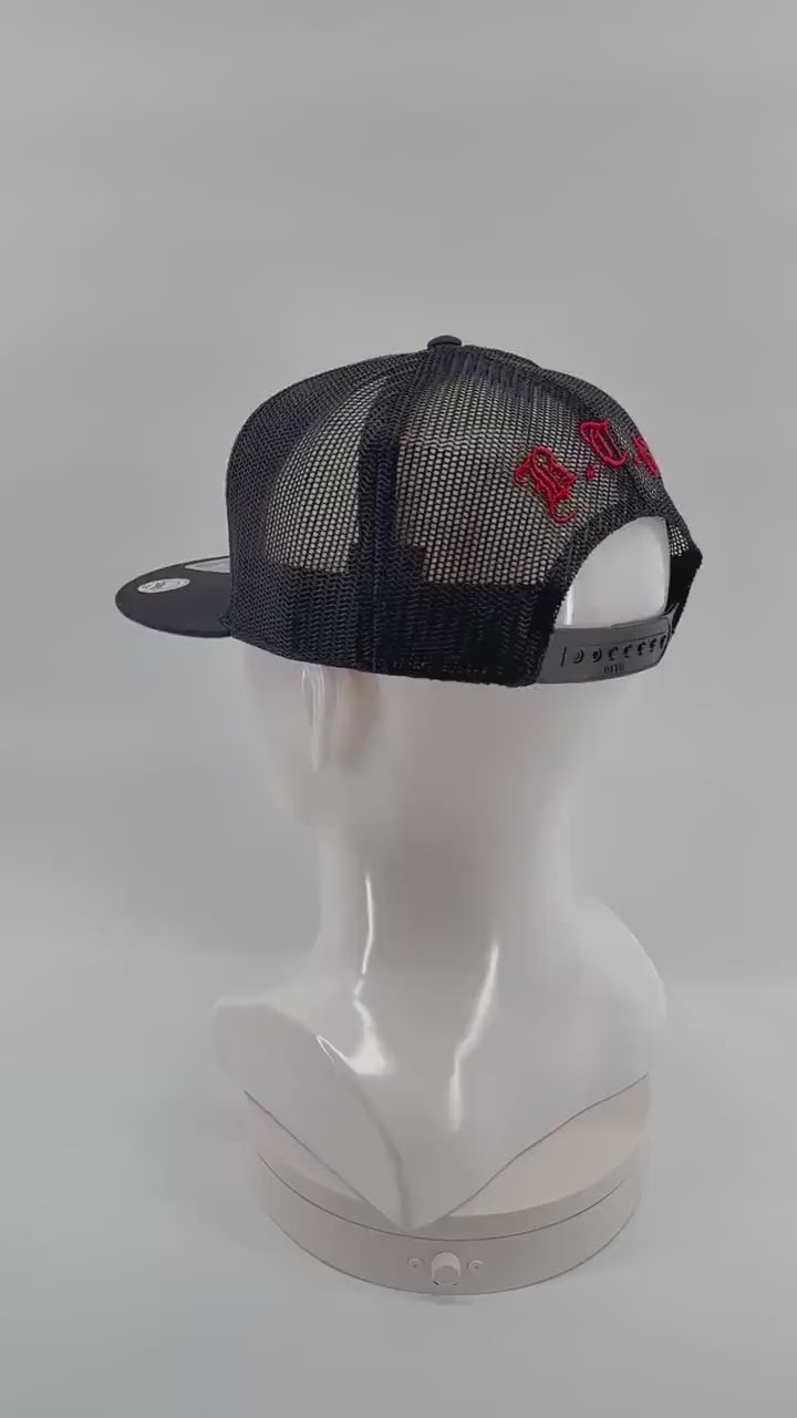 Jerusalem Cross Glow in the Dark Embroidered Trucker Hat – Crusader's Cross Snapback