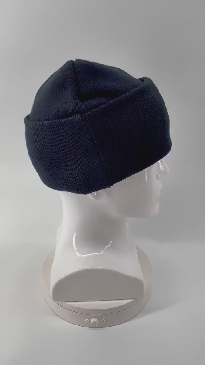 Alpha Omega Missal Monogram Embroidered Knit Beanie