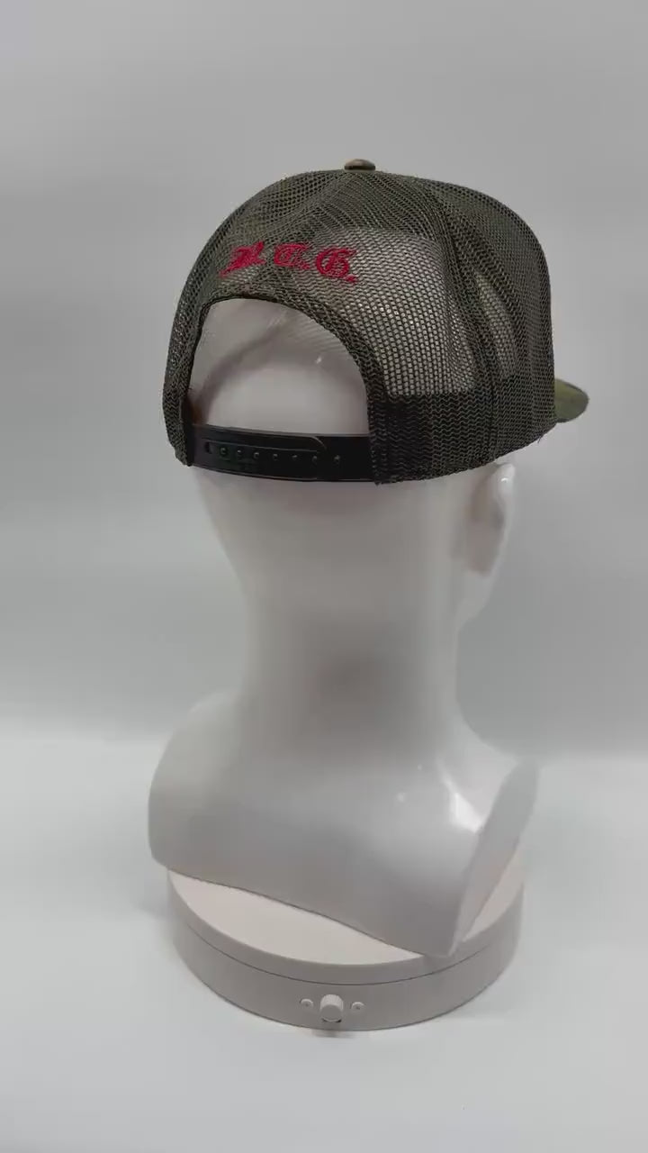 Deus Vult Roman Eagle Camouflage OTTO Flex Bill Snapback Hat